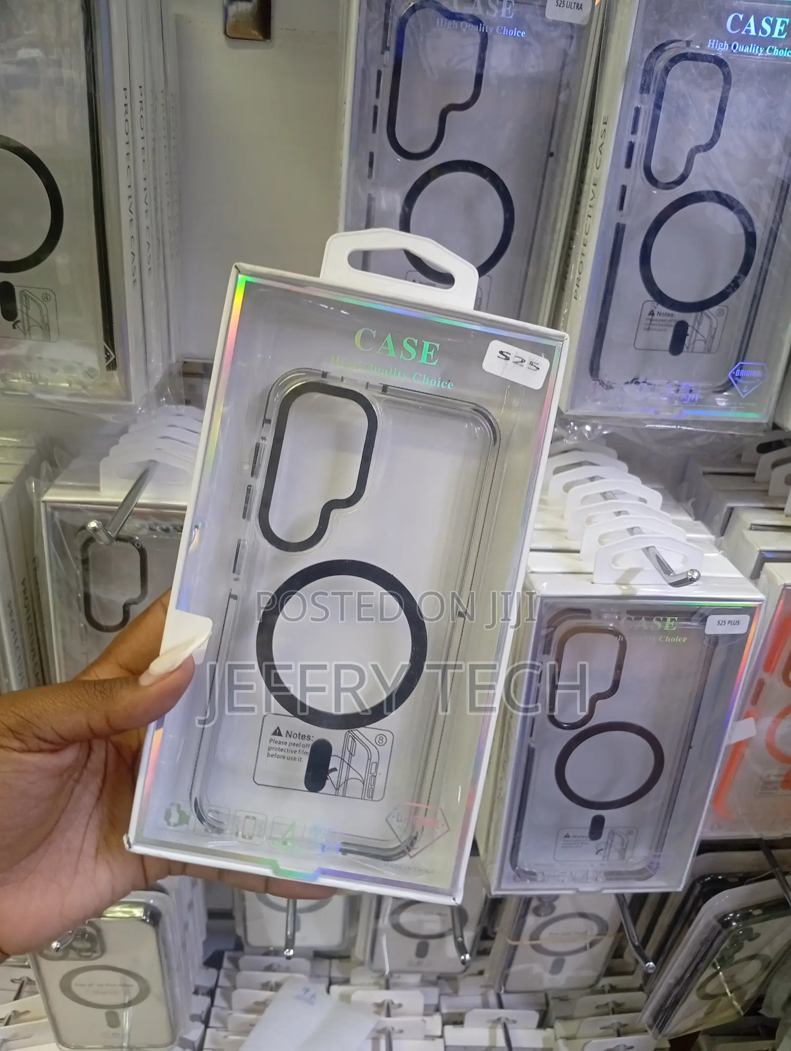 Samsung Galaxy S25 Ultra Transparent Magnetic Protective Case