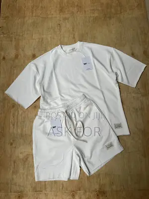 Collective Two-Piece Matching Set a Short-Sleeve Shirt and Shorts.