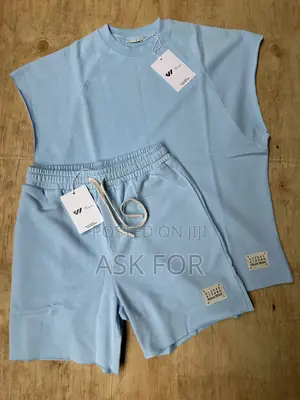 Collective Two-Piece Matching Set a Short-Sleeve Shirt and Shorts.