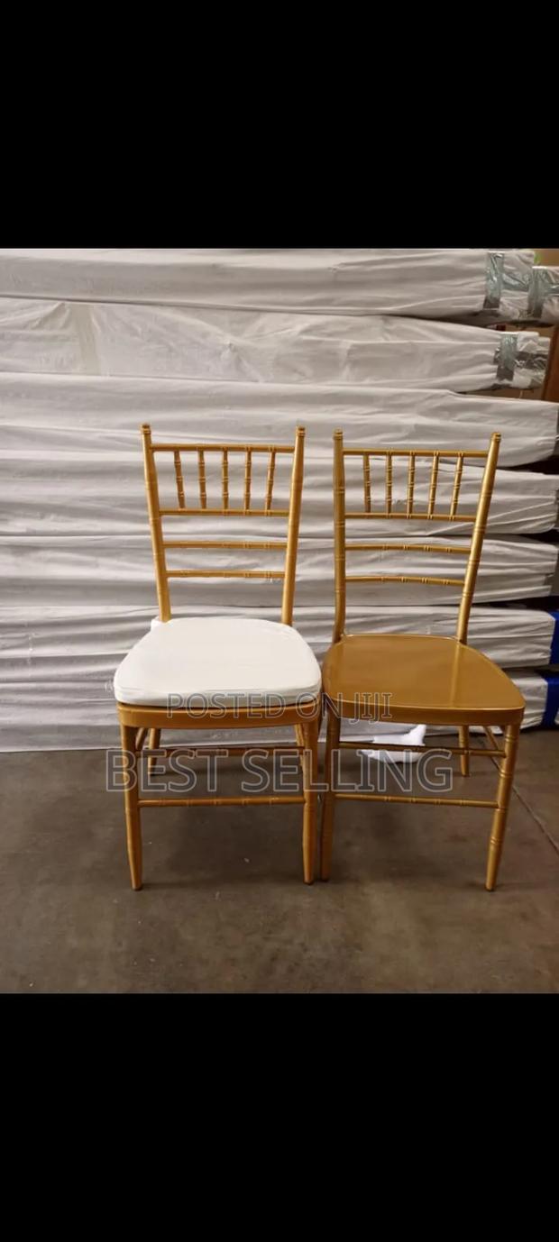Metallic Chavarier/Wedding Chairs