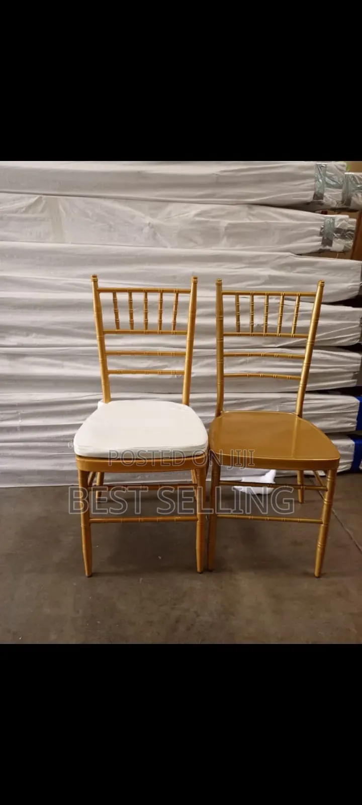 Metallic Chavarier/Wedding Chairs