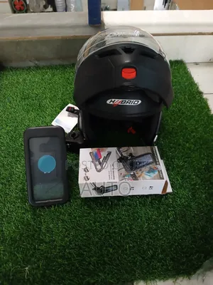 Motorbike Hybrid Flip-up Helmet With Phone Holder – Full Face Modular