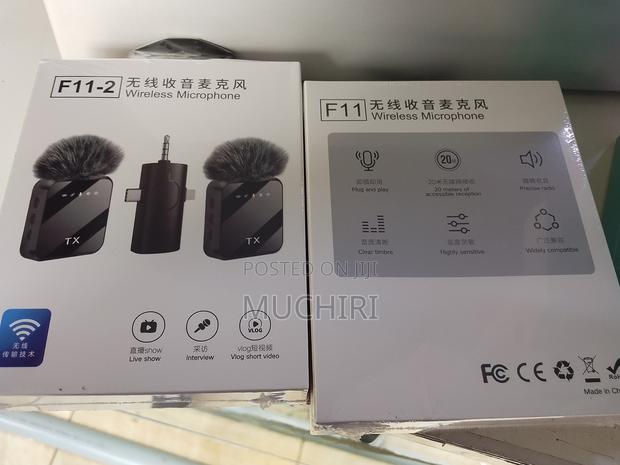 F11-2 2in1 Phone Wireless Microphone