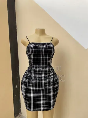 Checked Mini Dress