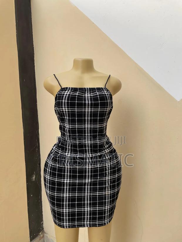 Checked Mini Dress - main view