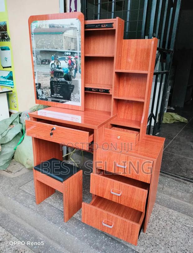 Cherry Sliding Dressing Table - main view