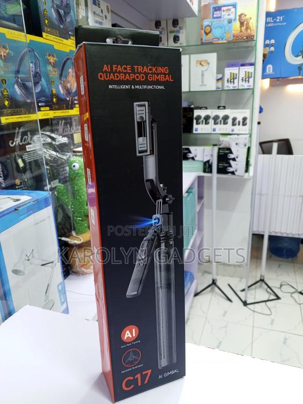C17 Smart Auto Tracking Tripod Selfie Stick Quadrapod