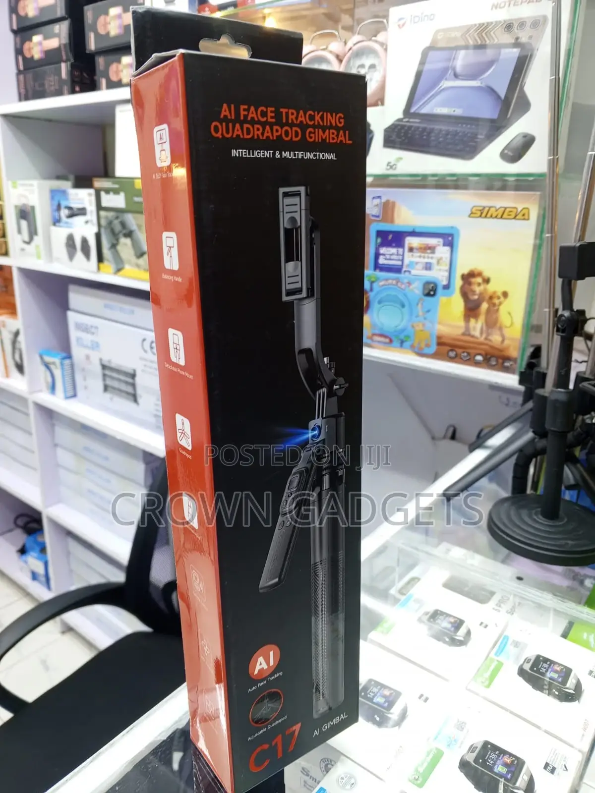 Ai Face Tracking Gimbal C17 3-in-1 Tripod Monopod Stand