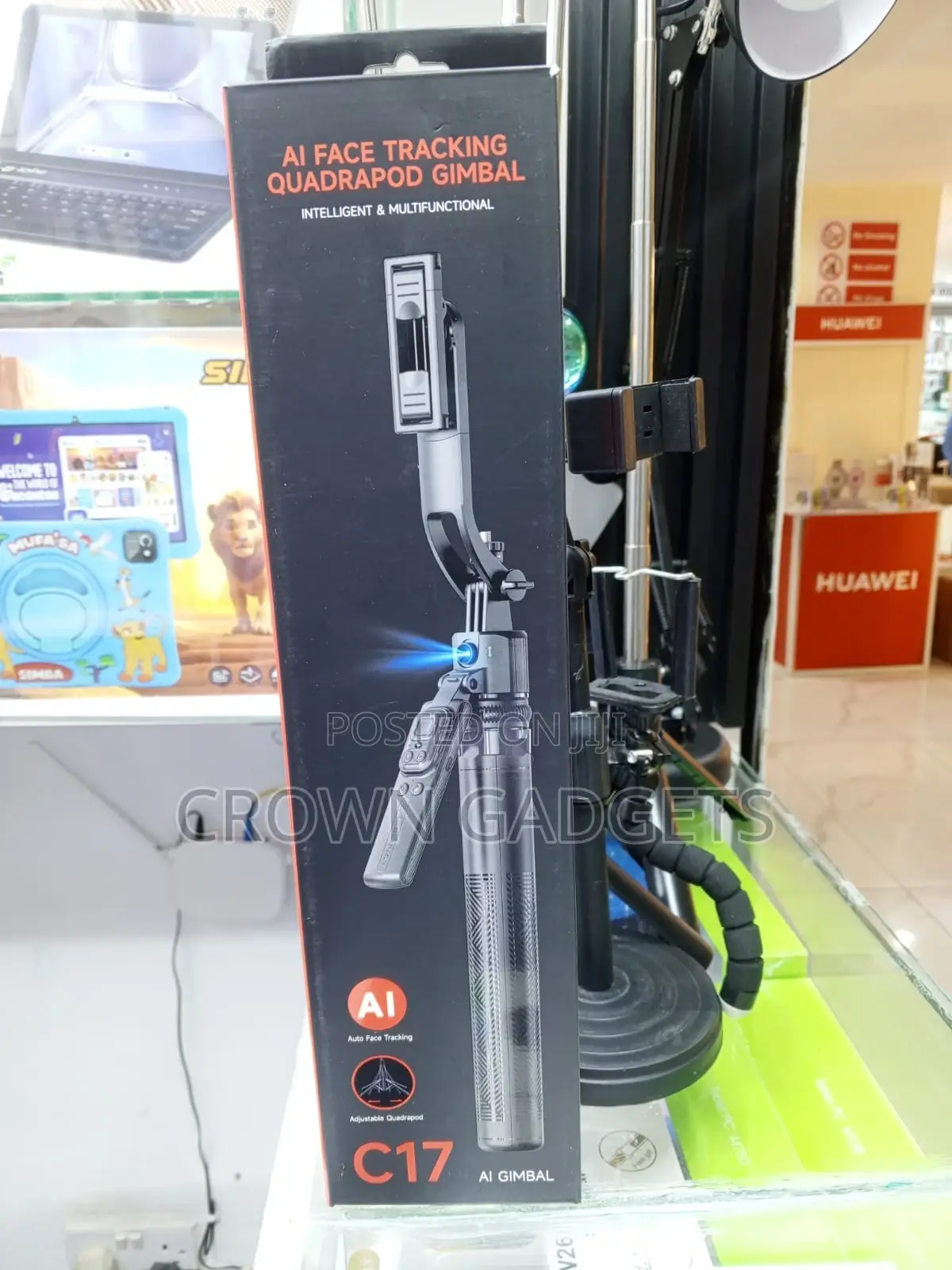 Ai Face Tracking Gimbal C17 3-in-1 Tripod Monopod Stand