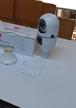V380 Bulb PTZ Camera Wifi - E27 Socket, 360° Rotat