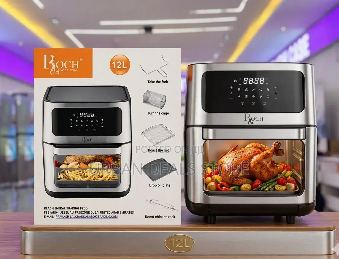 Roch 12 LTRS Digital Air Fryer With Grill