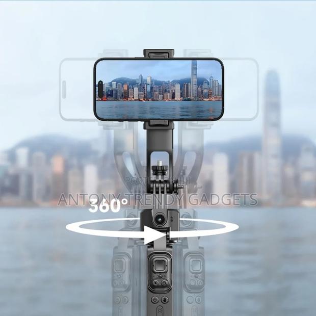 C17 360° Face Tracking Selfie Stick Tripod Bluetooth Remote - thumbnail 3
