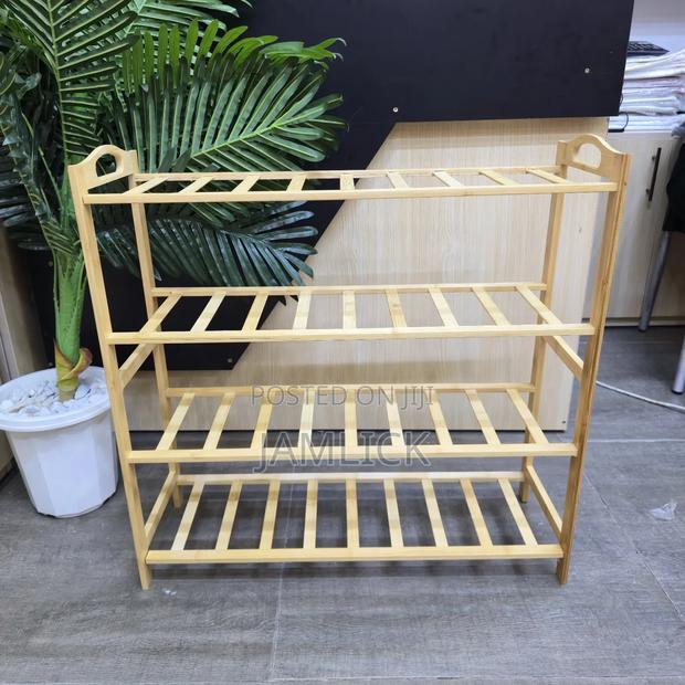 4-Layer Bamboo Shoe Rack - Rb
