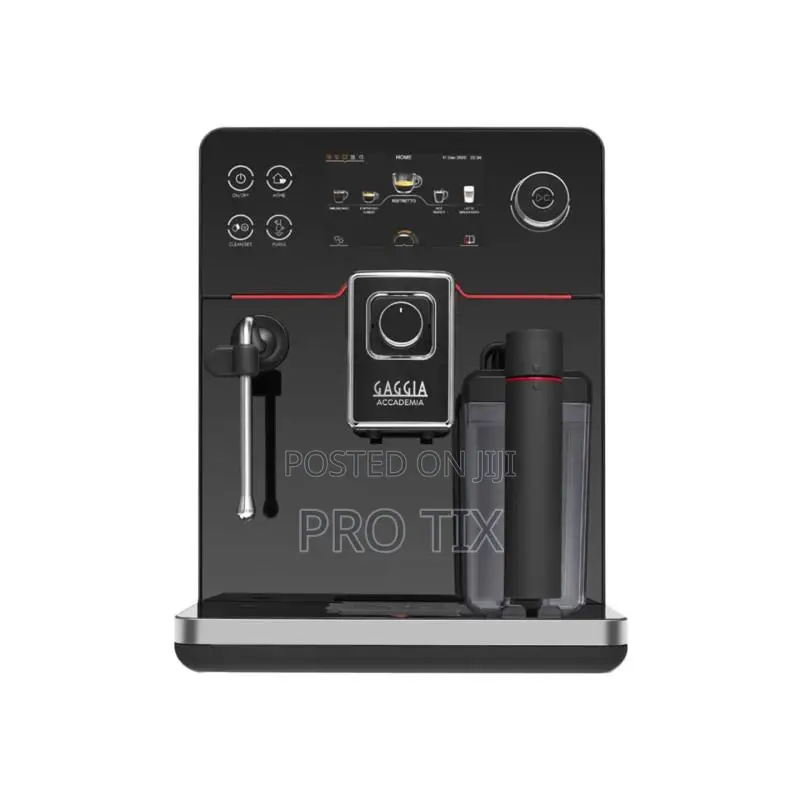Gaggia Accademia Ri9781/01 Coffee Machine Glass Black