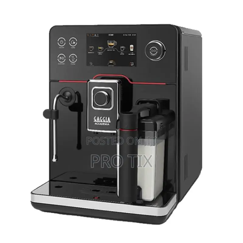 Gaggia Accademia Ri9781/01 Coffee Machine Glass Black