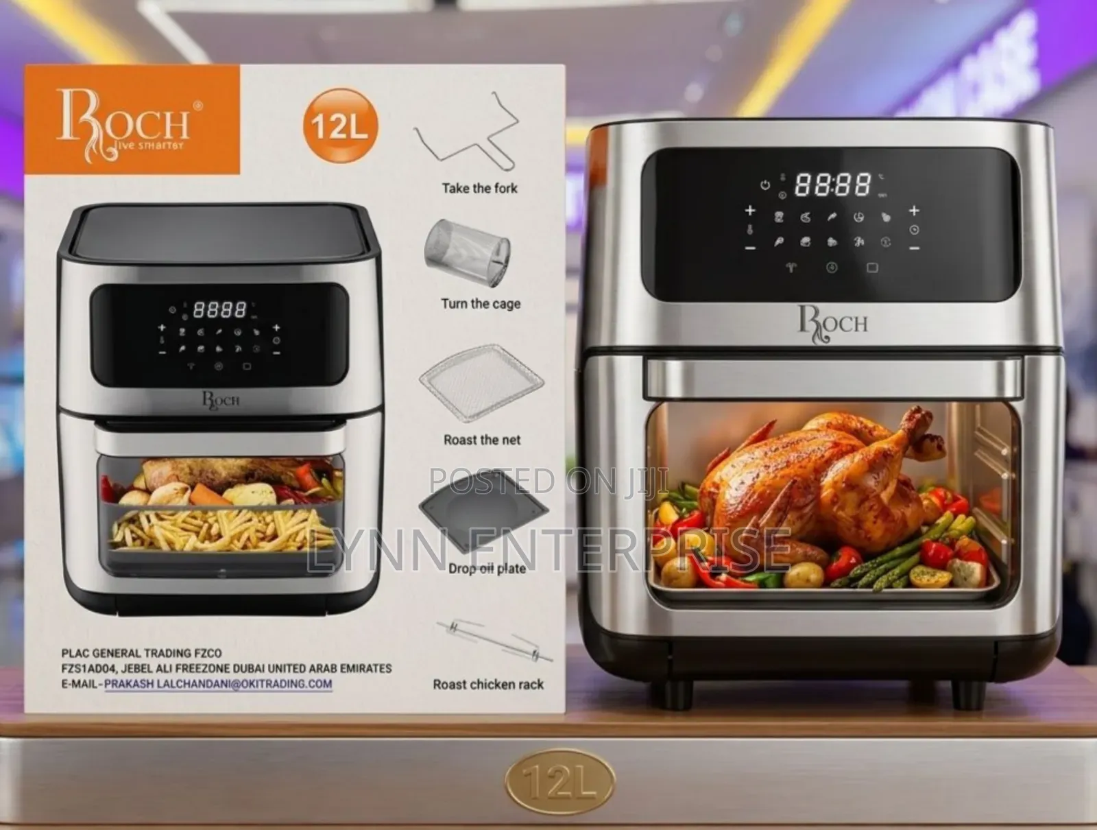 12 Litres Roch Digital Airfryer With Grill