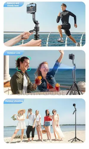 C17 Smart Ai Selfie Stick Tripod 3-in-1 Face Tracking