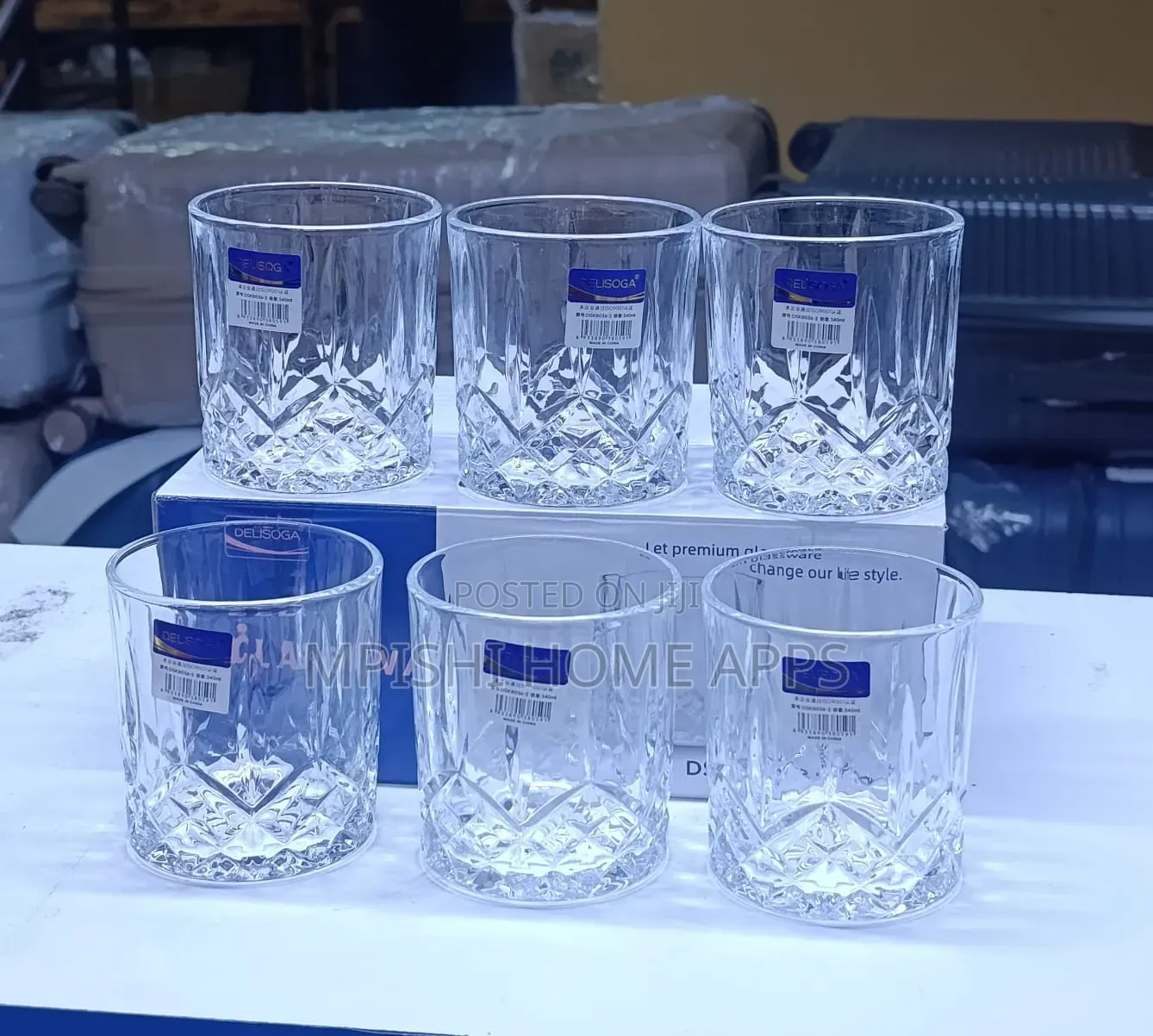 6pcs Whiskey Glasses 340ml