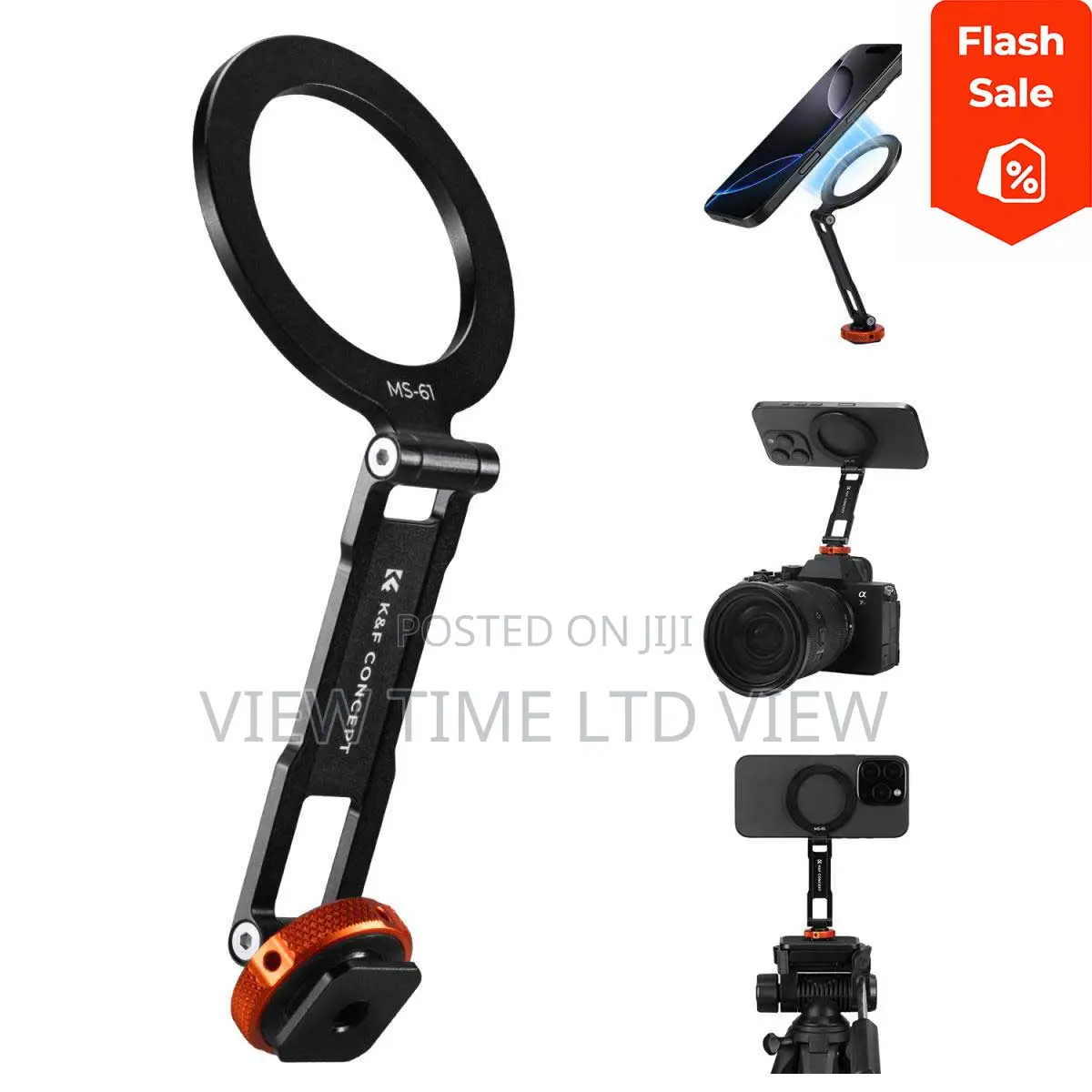 Magnetic Phone Mount Rotatable With Cold Shoe