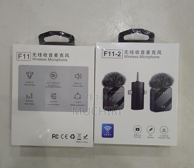 F11-2 Clip-on Wireless Microphone for Phone Camera