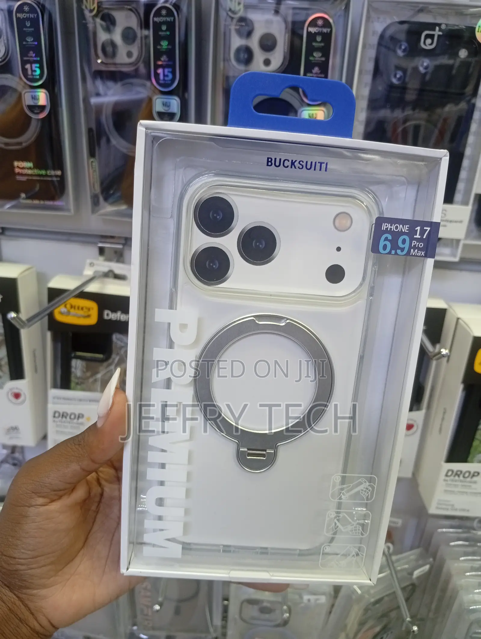 iPhone 17 Pro Max Clear, Anti-Yellowing Shell Case