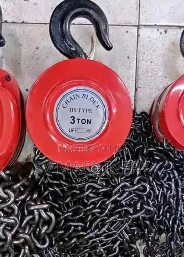 Heavy Duty 3 Tonne 3m Chain Block