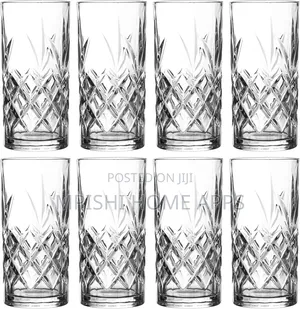 6pcs Crystal Highball Glasses