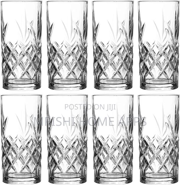 6pcs Crystal Highball Glasses - thumbnail 2