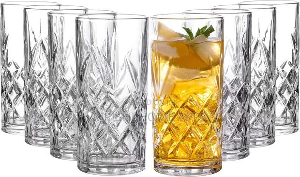 6pcs Crystal Highball Glasses - thumbnail 3