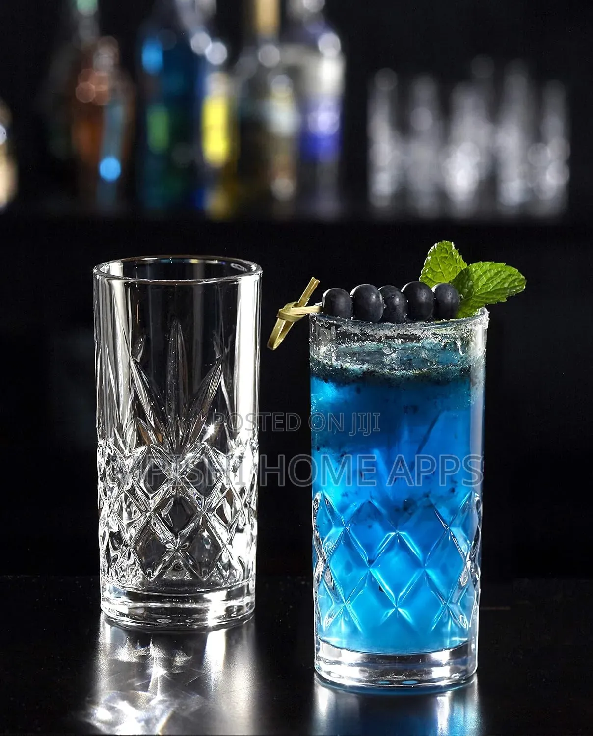 6pcs Crystal Highball Glasses