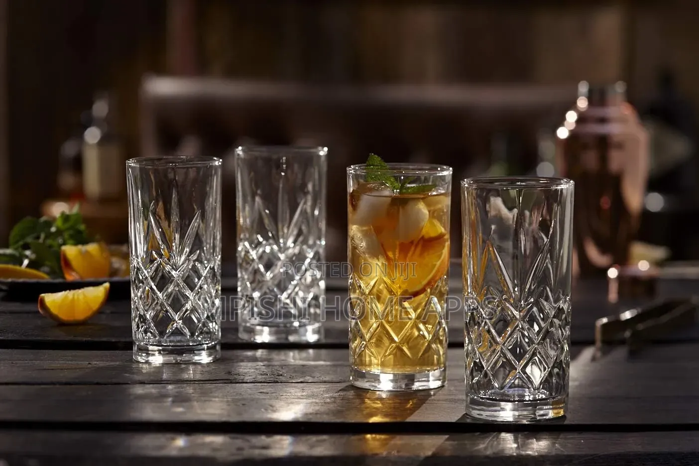 6pcs Crystal Highball Glasses