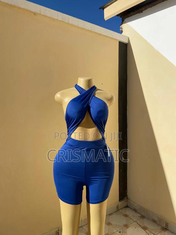 Cute Blue Jumpshort - main view
