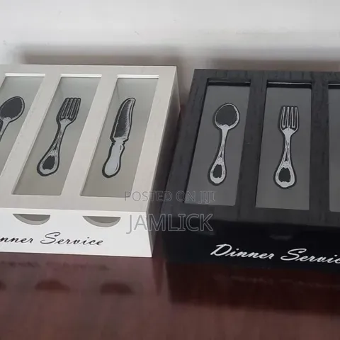 Dinner Service 3 Compartment Cutlery Box Organizer - Pm