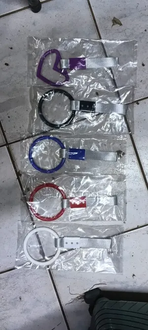 Rigid PVC Ring Nylon Tow Strap Hand Pull Rings