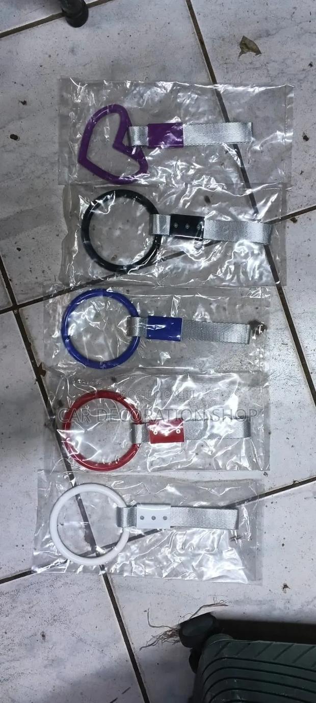 Rigid PVC Ring Nylon Tow Strap Hand Pull Rings
