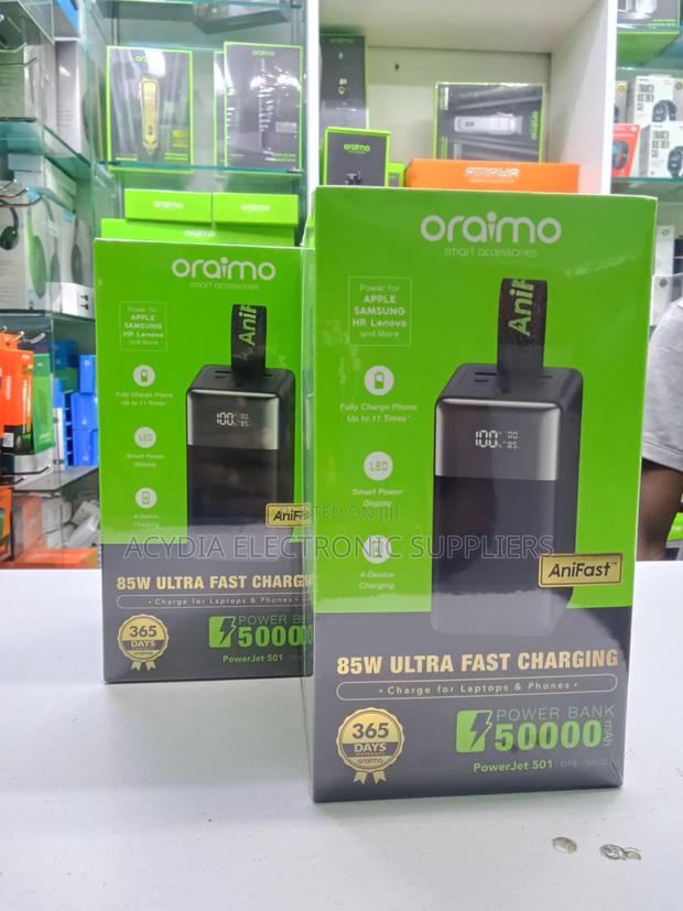 Oraimo Powerjet 501 85w Ultra Fast Charging Power Bank