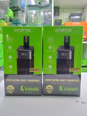 Oraimo Powerjet 501 85w Ultra Fast Charging Power Bank