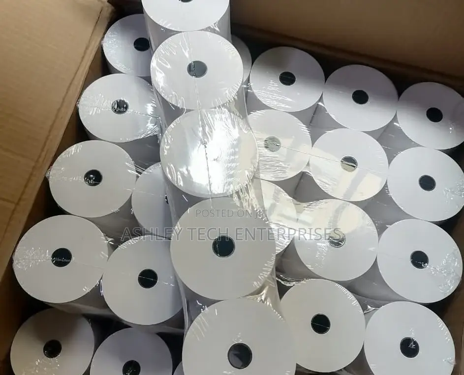 80mm Thermal Rolls – 60 GSM (High Quality Receipt Paper)