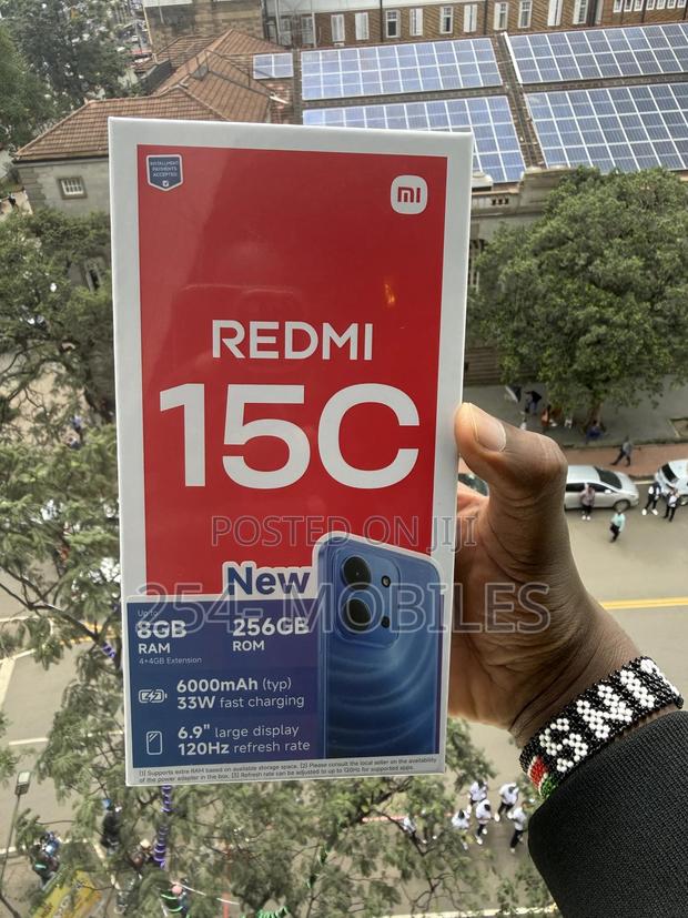 New Xiaomi Redmi 15C 4G 256 GB Black