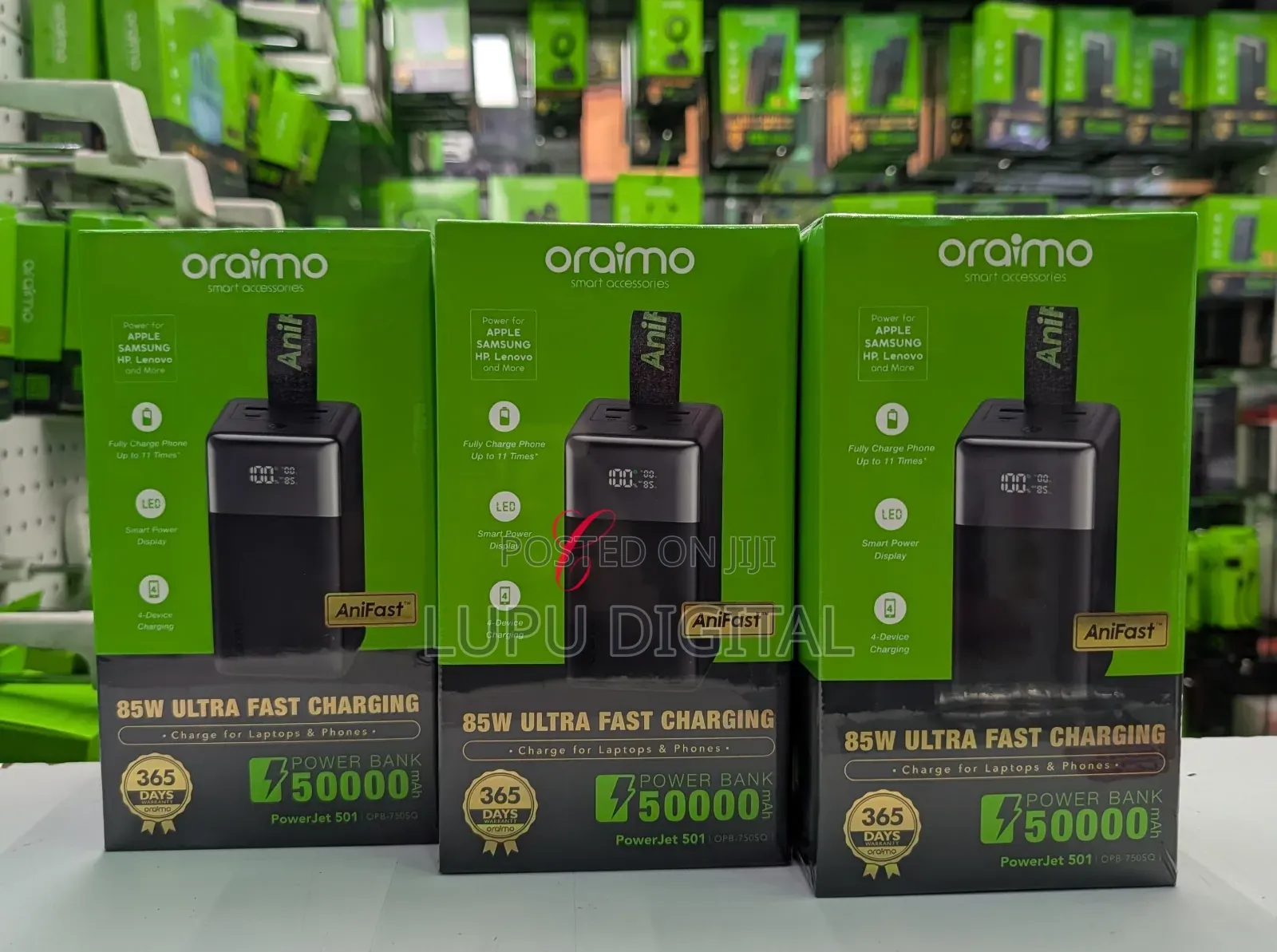 Oraimo Powerjet 501 *85w 50,000mah* Ultra Fast Charging Power Bank