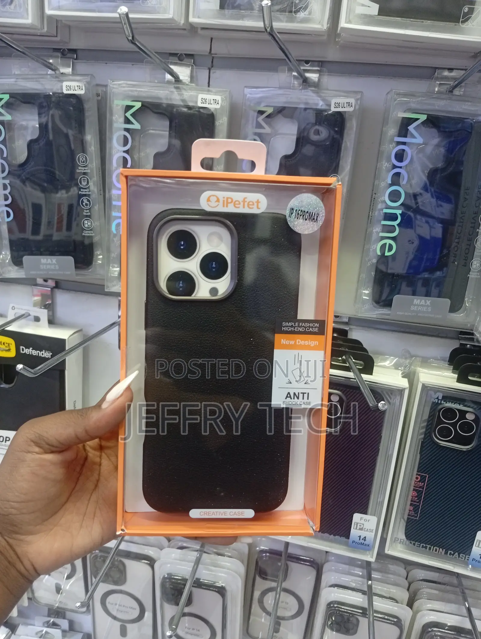 iPhone 16 Pro Max Ipefet Brand Simple Fashion High-End Anti-Shock Case