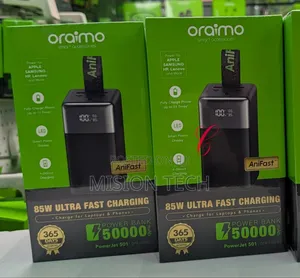 Oraimo Powerjet 501 *85w 50,000mah* Ultra Fast Charging Power Bank