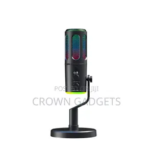 RGB Usb Condenser Microphone Streaming Podcast Pc Mic