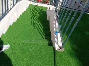 Green Stairs Grass Carpets