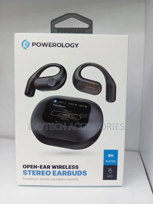 Powerology Enc TWS Air Conduction Earbuds and Charging Case Display - thumbnail 2