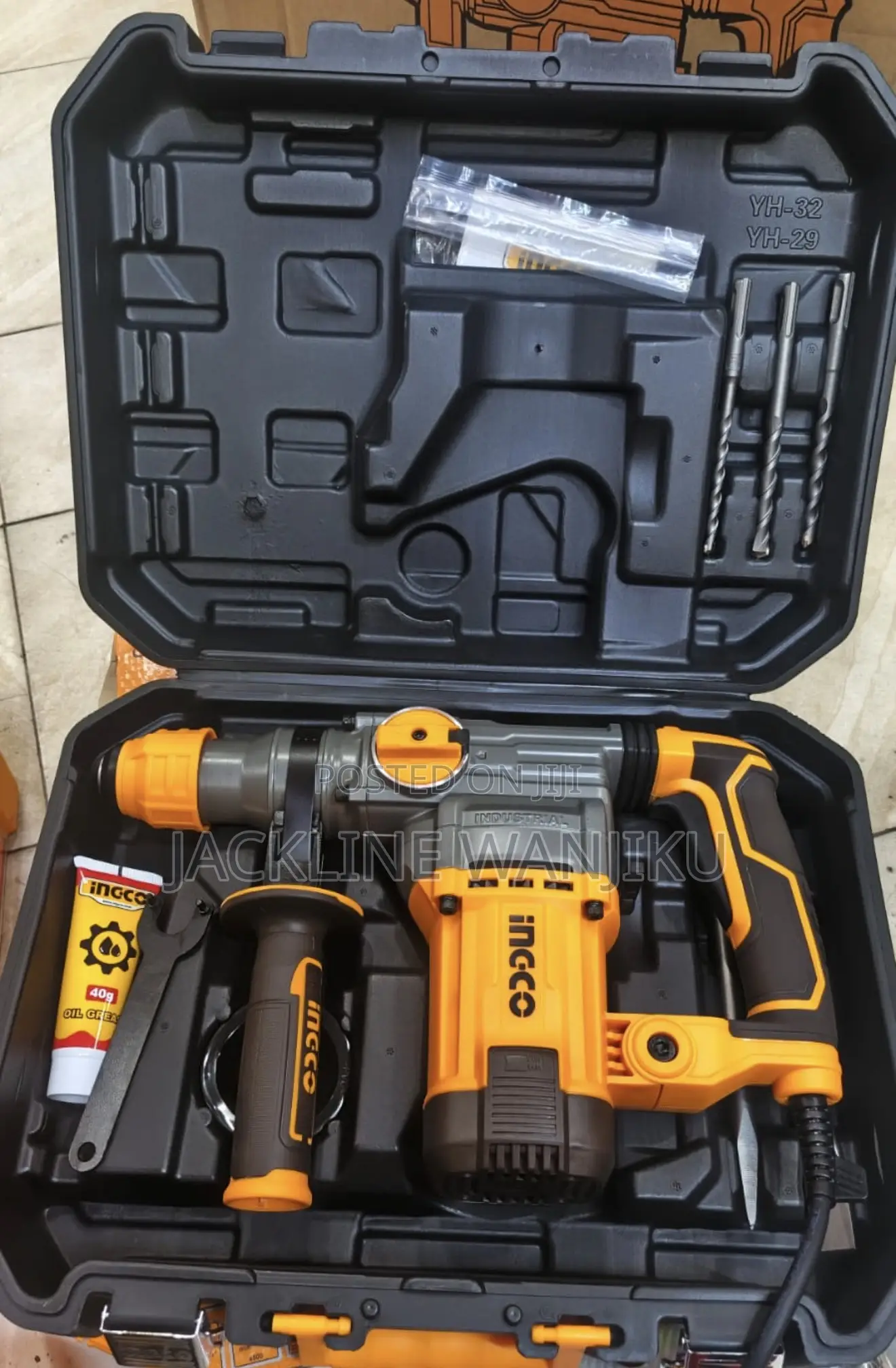 1800w Ingco Rotary Hammer Drill /Ingco Rotary Hammer With 2 Chisels