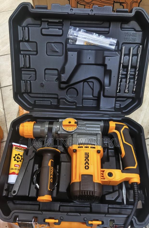 1800w Ingco Rotary Hammer Drill /Ingco Rotary Hammer With 2 Chisels