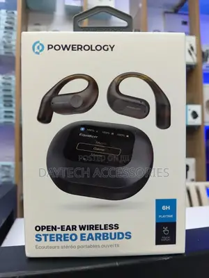 Powerology Open-Ear Wireless Stereo Earbuds With Smart Touch Controls