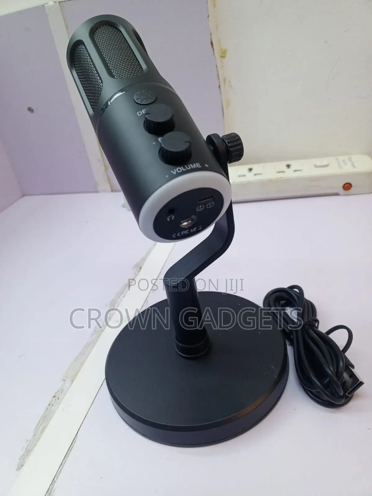 RGB Gaming Microphone Usb Condenser Mic for Pc Ps5