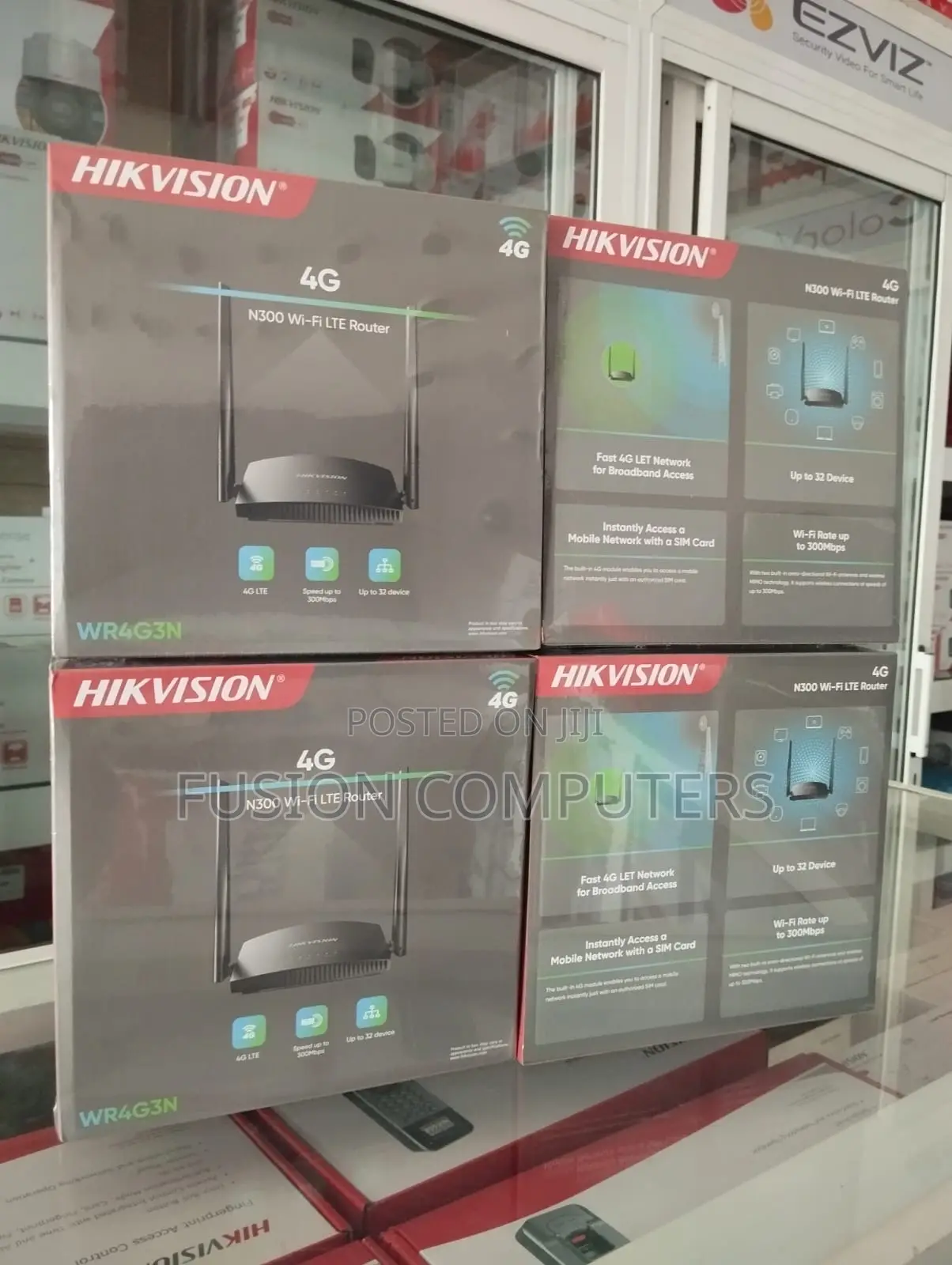 Hikvision 300mbps 4g Lte Wi-Fi Router – Ds-3wr4g3n